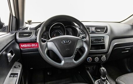 KIA Rio III рестайлинг, 2016 год, 1 098 000 рублей, 14 фотография