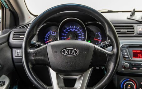 KIA Rio III рестайлинг, 2012 год, 858 000 рублей, 16 фотография