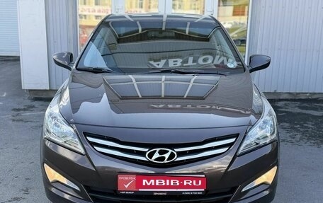 Hyundai Solaris II рестайлинг, 2015 год, 1 129 000 рублей, 3 фотография