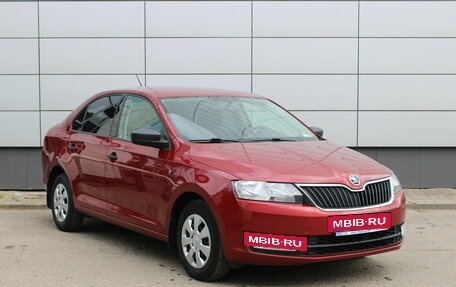 Skoda Rapid I, 2016 год, 1 223 000 рублей, 3 фотография