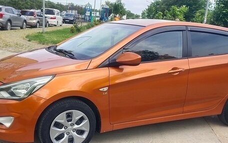 Hyundai Solaris II рестайлинг, 2015 год, 750 000 рублей, 19 фотография