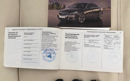 Opel Insignia II рестайлинг, 2011 год, 820 000 рублей, 13 фотография