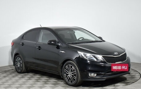 KIA Rio III рестайлинг, 2015 год, 969 000 рублей, 3 фотография