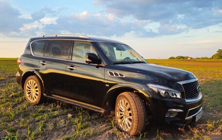 Infiniti QX80 I рестайлинг, 2017 год, 3 640 000 рублей, 14 фотография