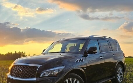 Infiniti QX80 I рестайлинг, 2017 год, 3 640 000 рублей, 2 фотография