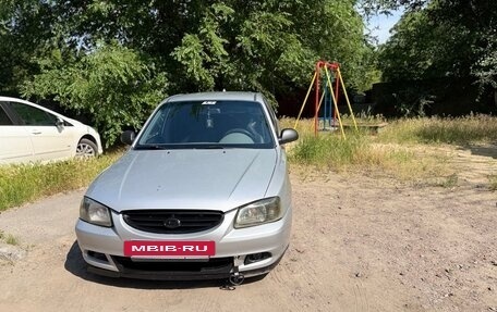Hyundai Accent II, 2004 год, 400 000 рублей, 4 фотография