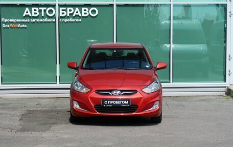 Hyundai Solaris II рестайлинг, 2012 год, 829 000 рублей, 3 фотография