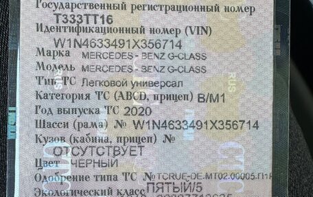 Mercedes-Benz G-Класс W463 рестайлинг _iii, 2020 год, 12 000 000 рублей, 15 фотография