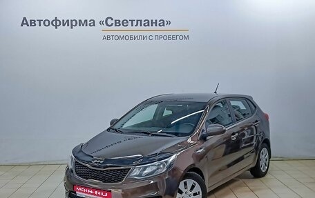 KIA Rio III рестайлинг, 2016 год, 1 088 000 рублей, 1 фотография