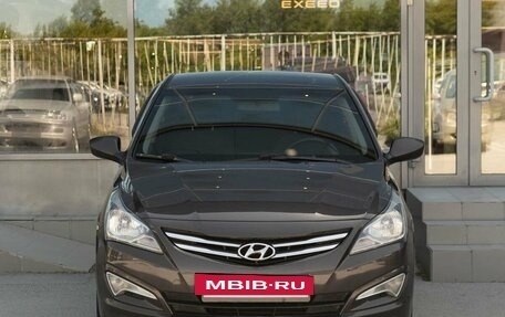 Hyundai Solaris II рестайлинг, 2014 год, 1 050 000 рублей, 2 фотография