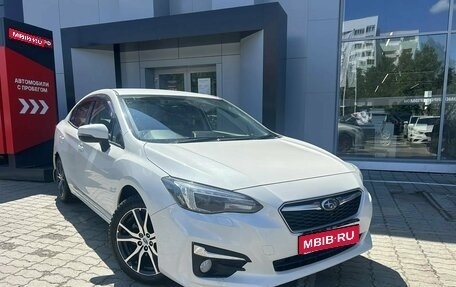 Subaru Impreza IV, 2017 год, 1 431 250 рублей, 1 фотография