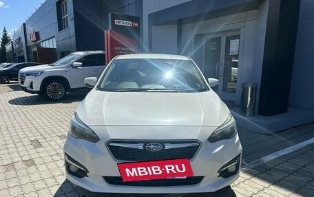 Subaru Impreza IV, 2017 год, 1 431 250 рублей, 2 фотография