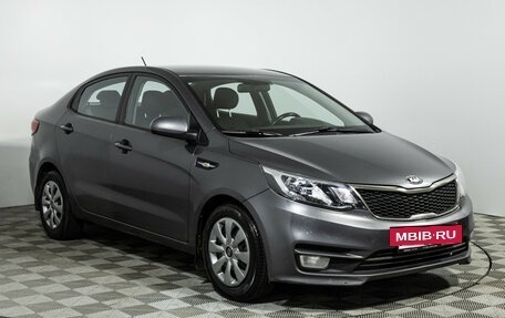 KIA Rio III рестайлинг, 2015 год, 949 777 рублей, 3 фотография