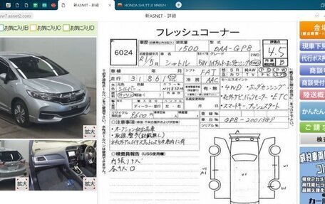 Honda Shuttle II, 2018 год, 1 300 000 рублей, 2 фотография