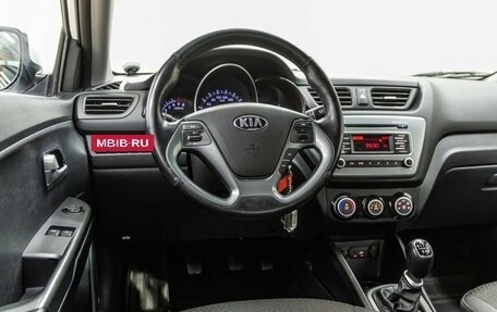 KIA Rio III рестайлинг, 2016 год, 1 138 000 рублей, 15 фотография