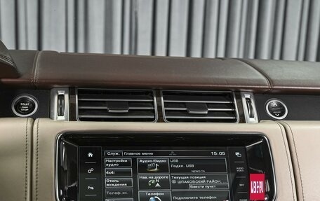 Land Rover Range Rover IV рестайлинг, 2015 год, 4 680 000 рублей, 15 фотография