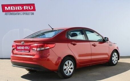 KIA Rio III рестайлинг, 2016 год, 1 199 000 рублей, 5 фотография