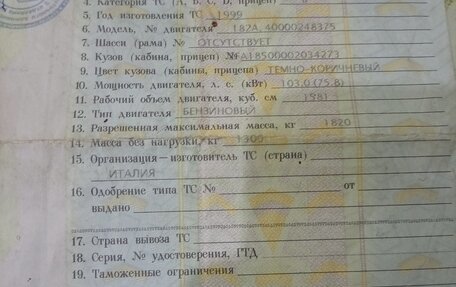 Fiat Marea, 1998 год, 30 000 рублей, 1 фотография
