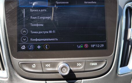 Chevrolet Malibu IX, 2018 год, 1 480 000 рублей, 22 фотография