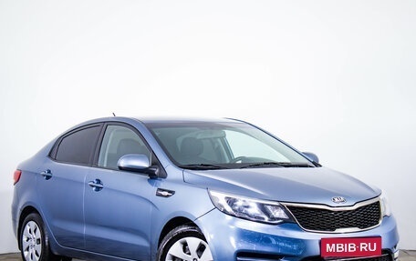 KIA Rio III рестайлинг, 2016 год, 1 049 000 рублей, 1 фотография