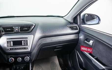 KIA Rio III рестайлинг, 2016 год, 1 049 000 рублей, 14 фотография