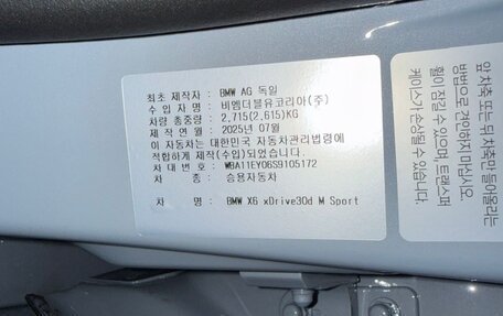BMW X6, 2025 год, 13 950 000 рублей, 28 фотография