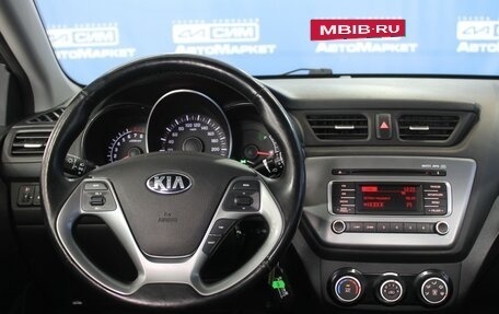 KIA Rio III рестайлинг, 2016 год, 1 015 000 рублей, 19 фотография