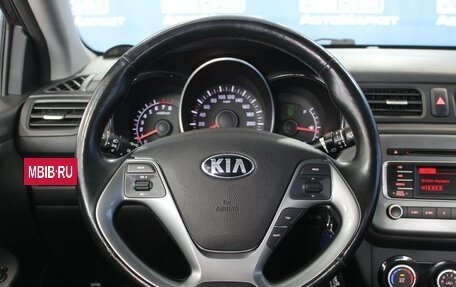 KIA Rio III рестайлинг, 2016 год, 1 015 000 рублей, 21 фотография