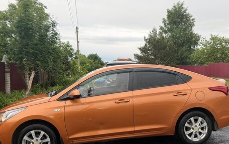 Hyundai Solaris II рестайлинг, 2017 год, 1 210 000 рублей, 20 фотография