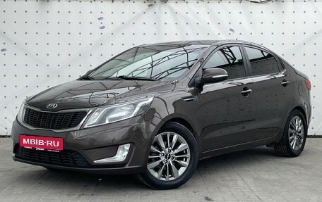 KIA Rio III рестайлинг, 2014 год, 960 000 рублей, 1 фотография