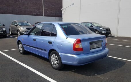 Hyundai Accent II, 2004 год, 385 000 рублей, 4 фотография