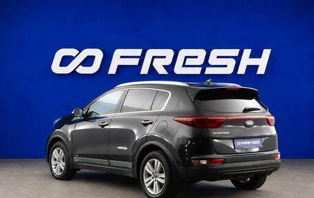 KIA Sportage IV рестайлинг, 2017 год, 1 800 444 рублей, 2 фотография