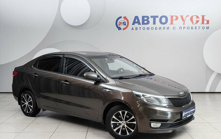 KIA Rio III рестайлинг, 2016 год, 998 000 рублей, 1 фотография
