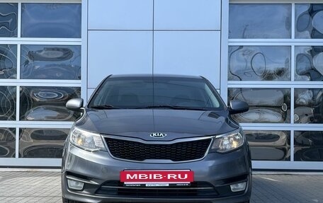 KIA Rio III рестайлинг, 2015 год, 975 000 рублей, 2 фотография