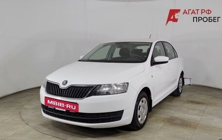Skoda Rapid I, 2014 год, 590 000 рублей, 3 фотография