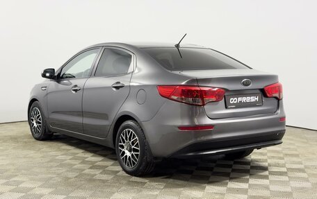 KIA Rio III рестайлинг, 2015 год, 843 100 рублей, 2 фотография