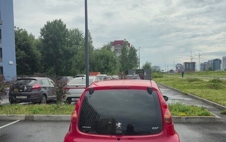 Peugeot 107 I рестайлинг, 2009 год, 340 000 рублей, 3 фотография