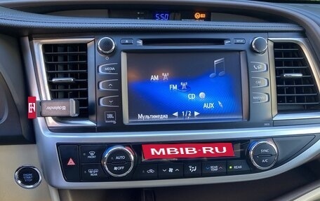 Toyota Highlander III, 2014 год, 2 720 000 рублей, 20 фотография