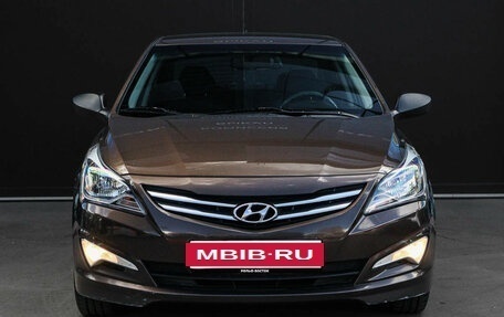 Hyundai Solaris II рестайлинг, 2014 год, 990 000 рублей, 2 фотография