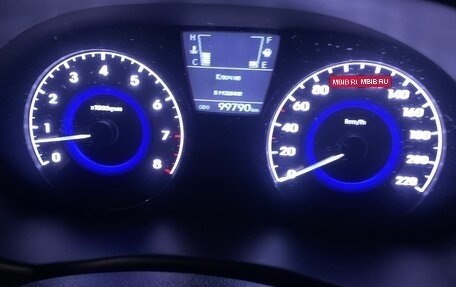 Hyundai Solaris II рестайлинг, 2011 год, 1 000 000 рублей, 2 фотография