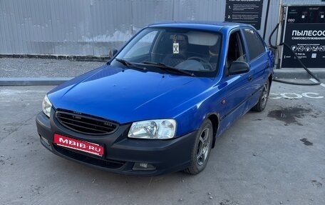 Hyundai Accent II, 2002 год, 170 000 рублей, 1 фотография