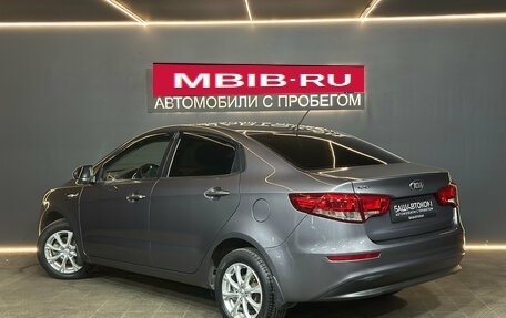 KIA Rio III рестайлинг, 2016 год, 999 000 рублей, 6 фотография