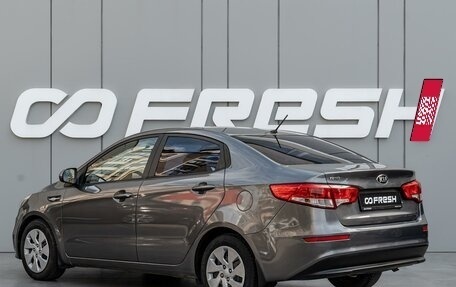 KIA Rio III рестайлинг, 2016 год, 997 000 рублей, 2 фотография