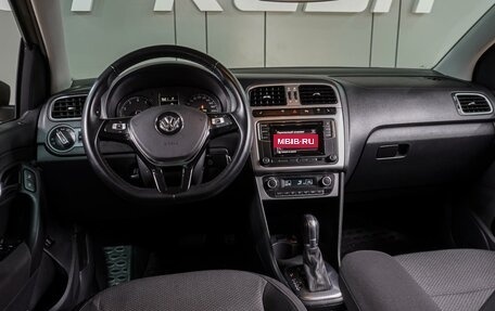 Volkswagen Polo VI (EU Market), 2016 год, 1 269 000 рублей, 6 фотография