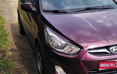 Hyundai Solaris II рестайлинг, 2011 год, 670 000 рублей, 1 фотография