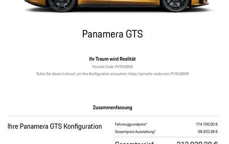 Porsche Panamera, 2026 год, 25 900 000 рублей, 20 фотография