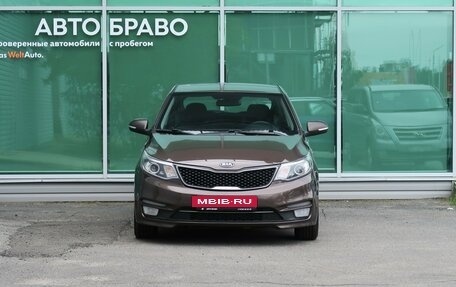 KIA Rio III рестайлинг, 2015 год, 895 000 рублей, 3 фотография