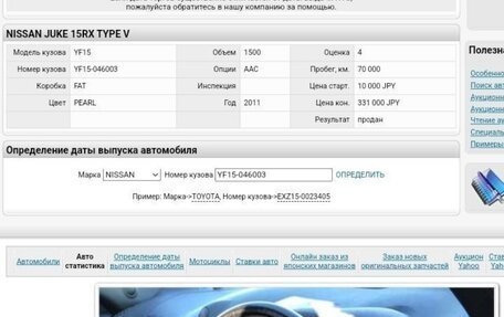 Nissan Juke II, 2011 год, 1 050 000 рублей, 15 фотография