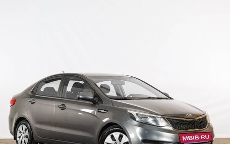 KIA Rio III рестайлинг, 2016 год, 999 000 рублей, 2 фотография