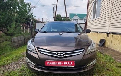 Hyundai Solaris II рестайлинг, 2014 год, 1 100 000 рублей, 1 фотография